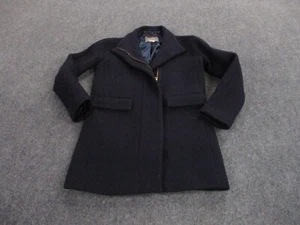 J Crew Jacket Adult 00 XS Blue Wool Nello Gori Outdoors Equestrian Coat Womens - Picture 1 of 8