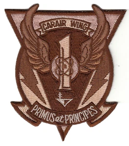 CARRIER AIR WING ONE DESERT COMMAND CHEST PATCH - Picture 1 of 1