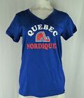 Quebec Nordiques NHL Vintage '47 Brand Women's V-Neck T-Shirt