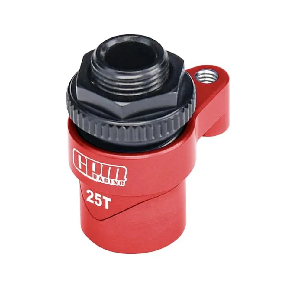 GPM Alum 7075 Alloy 25T Servo Saver Set Horn Red for Traxxas 1/16 Mini Maxx - Image 1 of 1