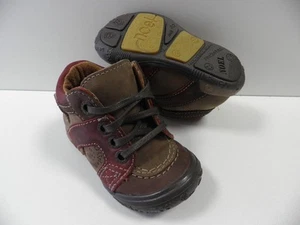 Chaussures NOEL mini rue marron GARCON taille 18 enfant shoes boy child NEUF - Imagen 1 de 9