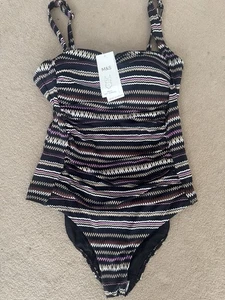 M&S Tummy Control Printed Padded Swimsuit Size 20 BNWT - Picture 1 of 5