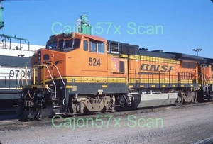 Original Dia - BNSF B40-8W 524 H3 Repaint At Galesburg, IL. 9/14 - Bild 1 von 1