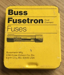 Buss Fusetron Sicherungen MDL 2 1/2, (4 Sicherungen) in Originalverpackung Neu - Bild 1 von 6