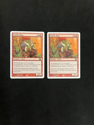 Goblin King x2 [8th Edition]  Magic MTG Cards LP - Image 1 of 2