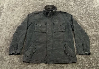 Levis Jacket Mens L Large Gray Camo Military Utility Field Lined Y2K Vintage - Image 1 of 4