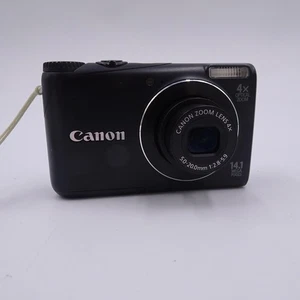 Canon PowerShot A2200 HD Digitalkamera Digicam Schwarz 14.1 MP Zustand gut - Bild 1 von 5