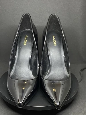 Aldo Women’s Black Patent Heels Classic Elegance size 8.5 - Image 1 of 4