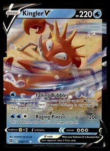 2022 Pokemon Sword & Shield - Brilliant Stars Kingler V #28 Near Mint - Picture 1 of 2
