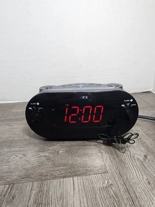 Timex T715 XBBU Redi-Set Dual Alarm Clock Radio AM/FM Large Display Mode Tested - Picture 1 of 5