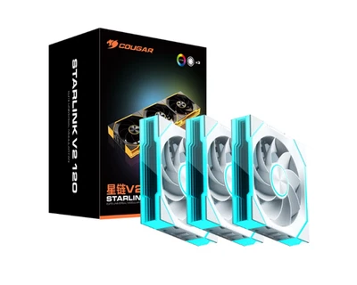 Cougar Starlink V2 Computer Silent ARGB Modular Fan standard blade fan*3 - Image 1 of 2