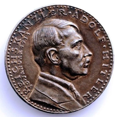 SC-Germania. III Reich. 1933 "La Germania si sveglia"" argento 20,1 g.... - Immagine 1 di 3