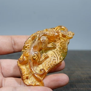 Collect Home Decoration Glass Overnight Wealth Pixiu Pendant Ornaments - Picture 1 of 5