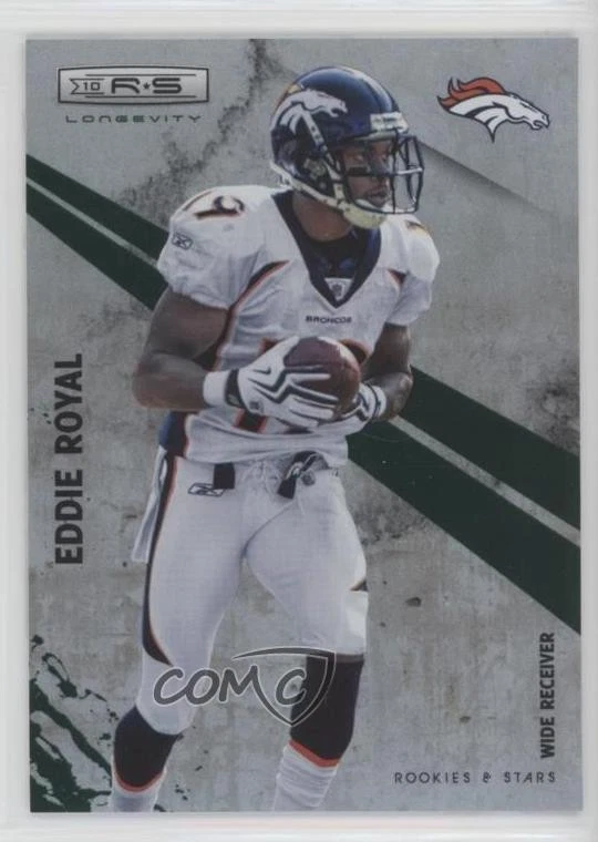 2010 Panini Rookies & Stars Longevity Emerald /10 Eddie Royal #43 - Image 1 of 2