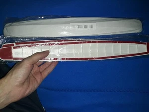 Protezione paraurti auto kit 4 pezzi in gomma flessibile bianca - Foto 1 di 2