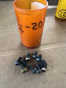 1/4-20 x 1/2  Button Head Socket Cap Screws Allen Hex Drive   $1.99 for 10 - Picture 1 of 2