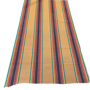 Vintage Canvas Fabric Striped 3 Pieces 27 x 58" Ea For Cushions Pillows Shades - Picture 1 of 10