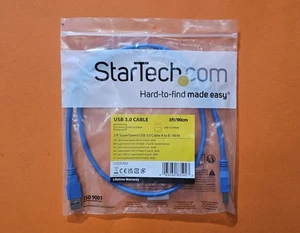 StarTech USB3SAB3 3ft SuperSpeed USB 3.0 Cable A to B - Picture 1 of 2