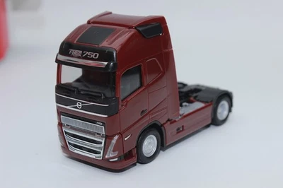 Herpa 313353 Volvo FH16 Gl XL 2020 Tractor Wine Red 1:87 H0 New Boxed - Image 1 of 4