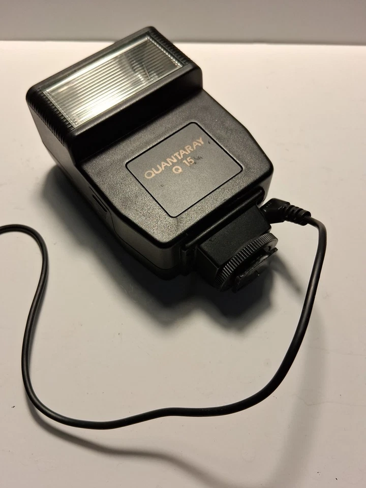 Вспышка Quantaray Q-15 Shoe Mount ПРОТЕСТИРОВАНА И РАБОТАЕТ - Изображение 1 из 2