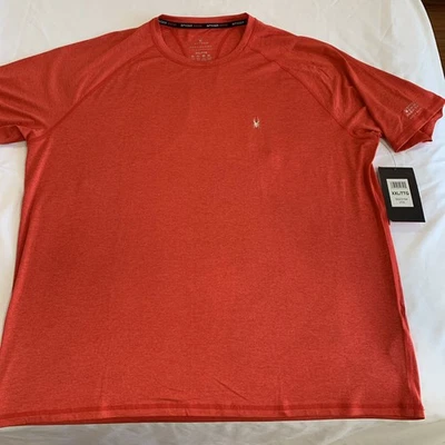 Camisa de natación/surf de manga corta Spyder Rash Guard para hombre, talla XXL/TTG Foto 1 de 4