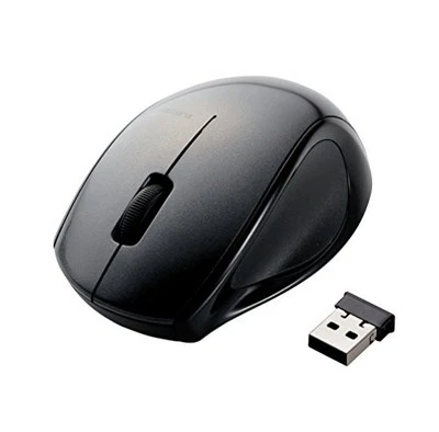 ELECOM Mouse Wireless Receiver Included M Size 3 Buttons Laser Black - Image 1 of 4