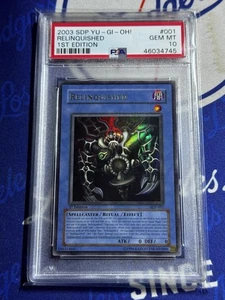 PSA 10 Yu-Gi-Oh! Relinquished SDP-001 Starter Deck: Pegasus 1ª Edición - Imagen 1 de 2