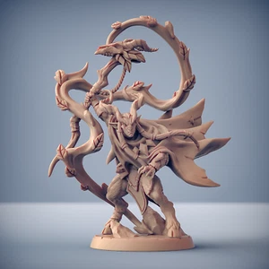 Archdruid Satyr Dryad - Artisan Guild Fantasy Dungeons and Dragons Miniature - Foto 1 di 2