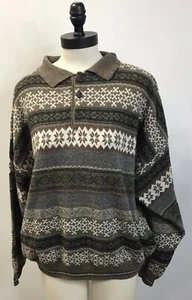 Men’s Haggar Casuals Size Large Light Weight Brown Sweater - Bild 1 von 3