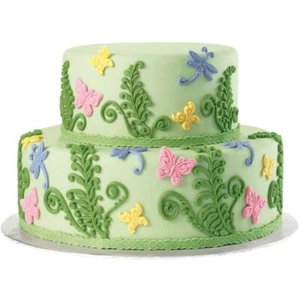 Wilton FONDANT und GUMMI PASTE Form Kuchen dekorieren FERN SCHMETTERLING Design Silikon - Bild 1 von 2