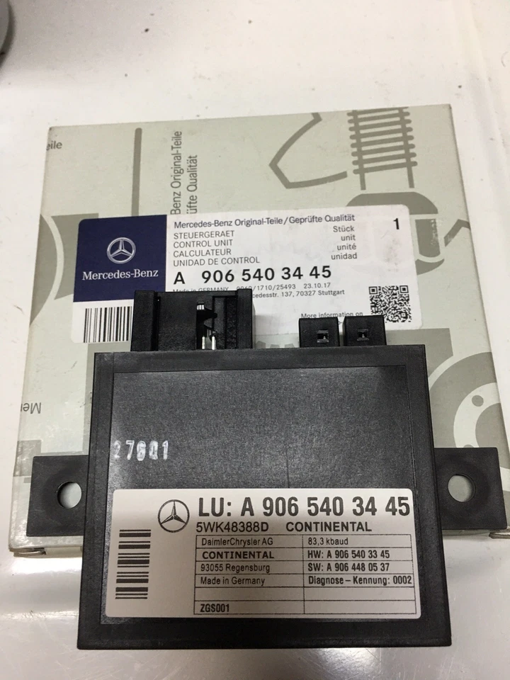 Novo Módulo de Controle Sprinter Genuíno 9065403445 Unidade de Pressão de Pneus OEM - Imagem 1 de 3