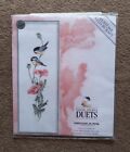 Valerie Pfeiffer Duets Serenade In Pink Counted Cross Stitch Kit 27ct FABRIC 