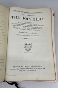 The Holy Bible, OXFORD, Morocco Nylon Sewn, King James Version - Bild 1 von 8