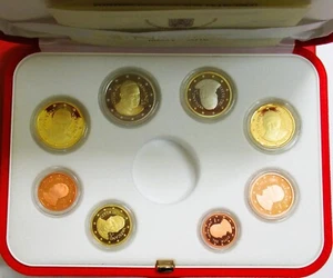 VATICANO 2015 - PAPA FRANCESCO DIVISIONALE PROOF CON 8 VALORI SENZA ORO - Picture 1 of 2