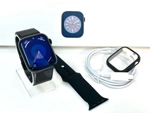 Apple Watch Series 8 45mm GPS WIFI Only Midnight Aluminum Case w/Sport Band Fair - Picture 1 of 20