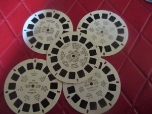Vintage LOT of 5 TOURIST PLACE In USA VIEW-MASTER Reel Set -#2 - 1960''s - Bild 1 von 1