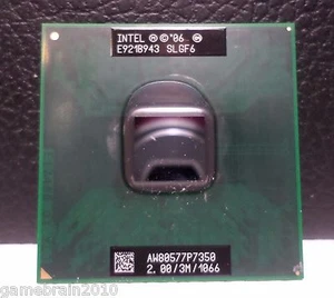 Intel Core 2 Duo P7350 CPU 2.00/3M/1066 CPU SLGF6 - PN: AW80577SH0413M - Picture 1 of 3