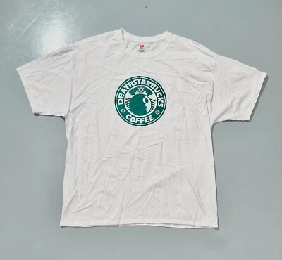 Divertida Camisa Café Star Wars & Starbucks Crossover 'DeathStarbucks' Talla XXL Foto 1 de 4