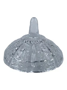 Patrón de estrella solar prensado transparente tapa de vidrio de colección - Imagen 1 de 6