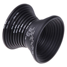 18pcs 37- 82mm Step Up Down Camera Lens Filter Adapter Ring Bracket Set Kit