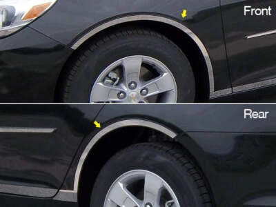 QAA Wheel Well Accent Trim, 4 Pcs, Stainless Fits 2013-2015 Chevy Malibu 4-door - Image 1 of 4