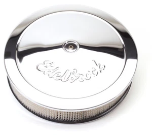 Edelbrock Pro-Flo Series Round Air Cleaner 14" Dia X 3" - 1221 - Picture 1 of 1