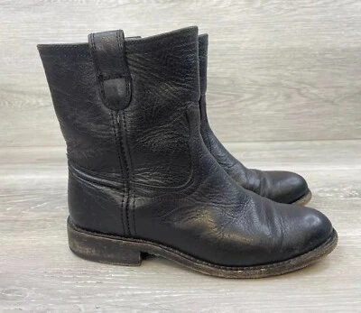 Frye Jyden Roper Women's Western Boot 6 Black Leather Cowgirl USA Classic Rodeo - Image 1 of 4