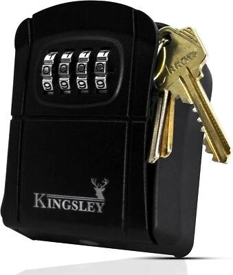 Kingsley QCH-807 Water Resistant Realtor Key Lock Box for AirBnB, Spare Keys - Image 1 of 4