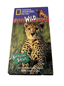 Really Wild Animals Swinging Safari VHS Vintage National Geographic Dudley Moore - Picture 1 of 3