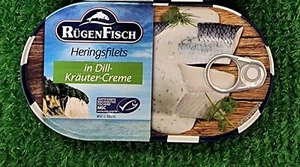 (9,45€/kg)) Rügenfisch HERINGSFILET in DILL KRÄUTER Rügen Fisch Ostprodukt