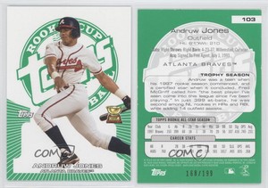 2005 Topps Rookie Cup Green /199 Andruw Jones #103
