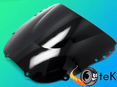 1998-1999 Honda CBR900RR 919 ABS Smoke Black Double Bubble Windscreen Windshield - Image 1 of 3