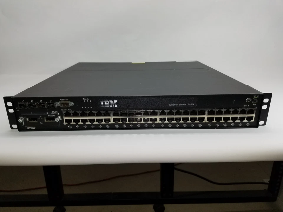 IBM B48G ETHERNET SWITCH 4002AG4 48 PORT - Image 1 of 1
