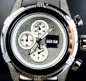 INVICTA 30075 RESERVE BOLT ZEUS DIAMOND SWISS AUTO SW500 STEEL 52mm NewCondition - Picture 1 of 12